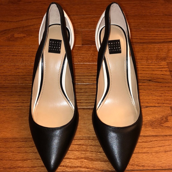 WHBM color block heels - Picture 2 of 7